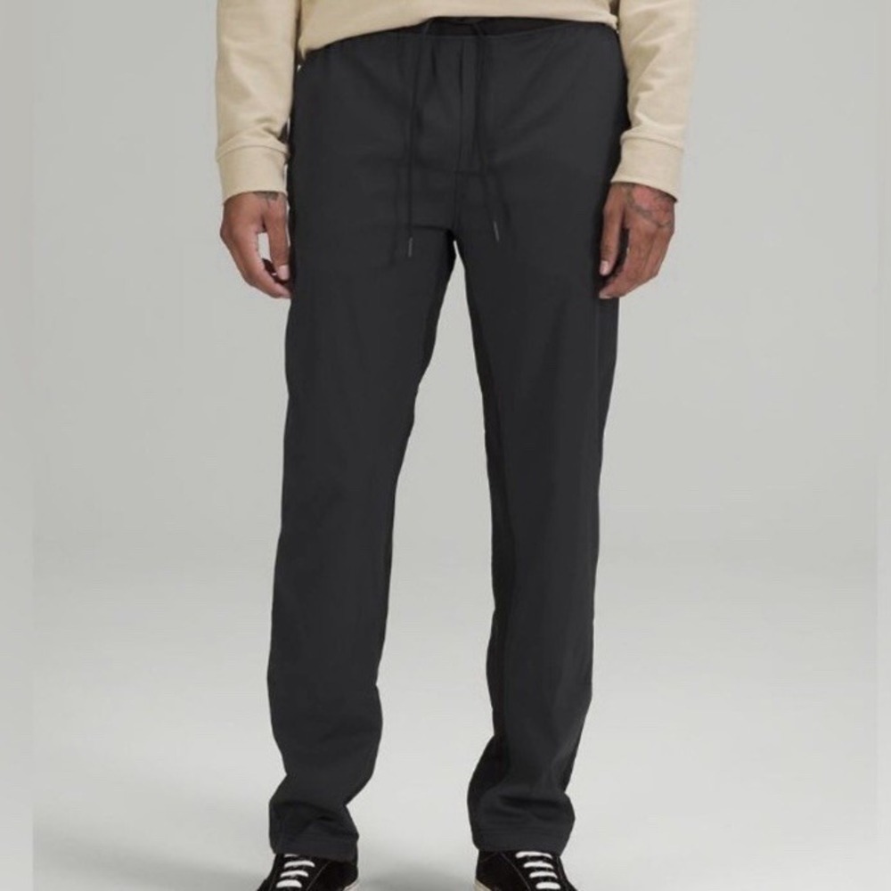 LULULEMON Men's Great Wall Pants 32" Gray Black Size Large